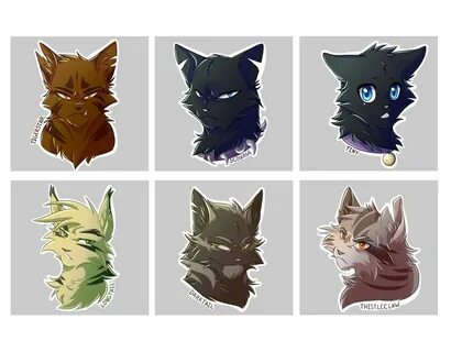 Warrior Stickers: 2 Warrior cats, Warrior cats art, Warrior 