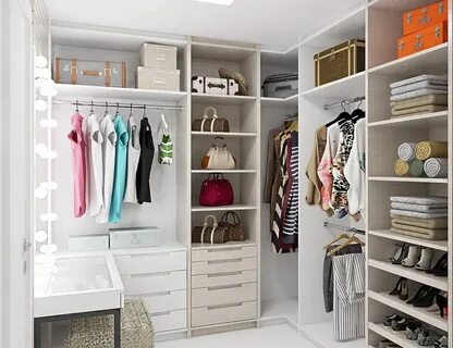 Closet feminino: 60 propostas para organizar as roupas com e