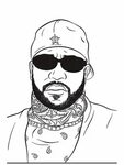 Hip-Hop & Rap coloring pages. Download and print Hip-Hop & R