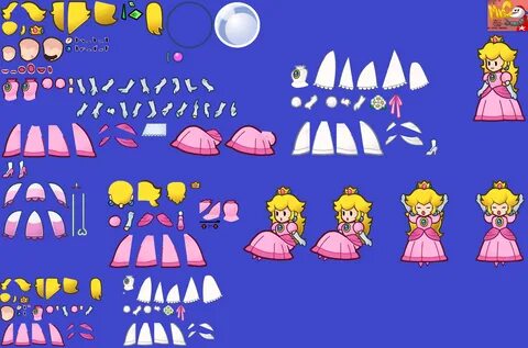 Wii - Super Paper Mario - Princess Peach - The Spriters Reso