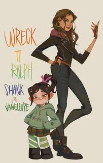 Chloe Shi - Shank and vanellope fanart