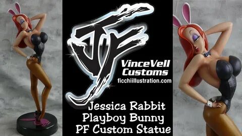 Jessica Rabbit PF Playboy Bunny Custom Statue - YouTube