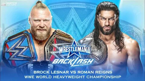 WWE Wrestlemania Backlash 2022 Match Card Predictions WWE Ma