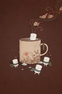 coffee Cute drawings, Illustration, Conceptual illustration