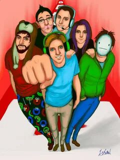 Youtubers by Iskimil on deviantART Pewdiepie, Youtube gamer,