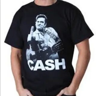 ZION Shirts Johnny Cash Middle Finger Tshirt Poshmark