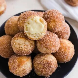 Baked Bunuelos with Anise Filling - Baked by an Introvert