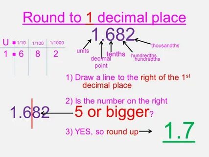 Rounding To 1,2 or 3 decimal places. - ppt video online down