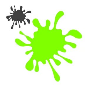 Green Paint Splatter!-- -- SVG Clip Art, !-- --cartoon!-- --