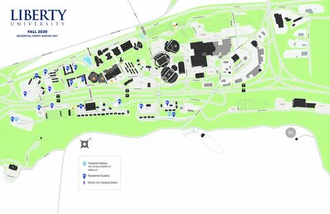 Liberty University Campus Map - Southwest Asia Map