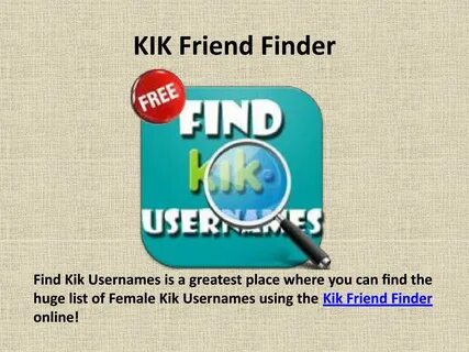 Kik friend finder by findkikusernames - Issuu