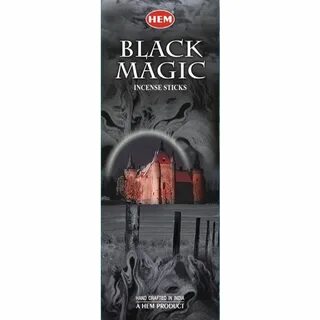 Black Magic Incense Sticks, Hex Pack - 6 Boxes of 20 Sticks