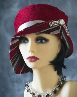 VINTAGE INSPIRED 1920s STYLE CLOCHE HAT DOWNTON ABBEY GATSBY