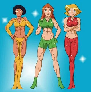 Totally Spies Pinup - Ver. 2 Commission by Abdomental on Dev