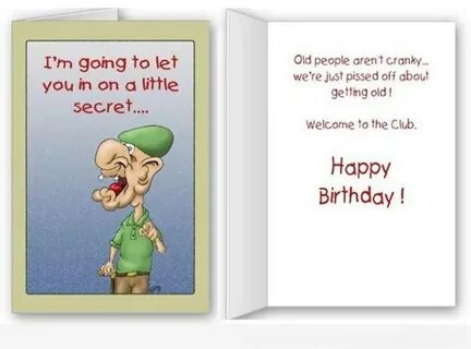 Funny Birthday Card Comments - Best Happy Birthday Wishes