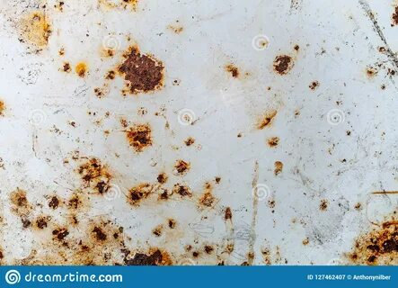 Bright Rust Stains Texture Paint Showing through To Rust Stock Image - Image of 