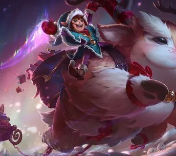 Скачать обои League of Legends, Snowday, Nunu, Willump, разд