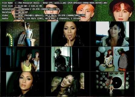 The Pussycat Dolls - Beep (ft. will.i.am) PCM-UPSCALE-1080p-