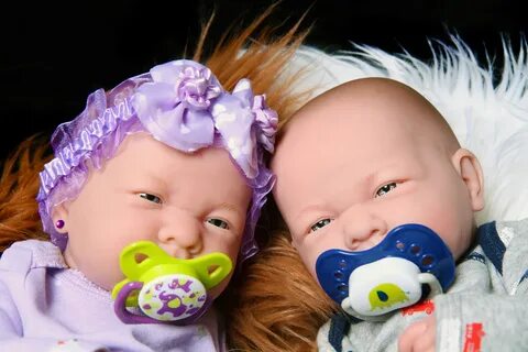 Reborn Twin Babies Boy Girl Preemie Anatomically Correct 14"