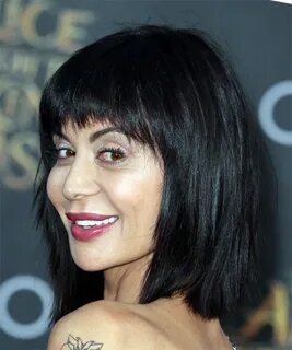 Catherine Bell Medium Straight Bob Hairstyle - Black