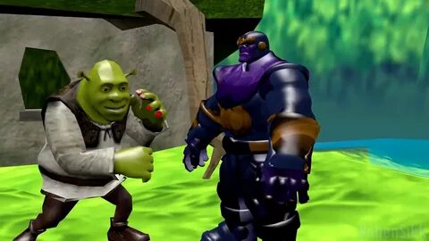 Shrek VS Thanos DESPACITO battle - YouTube