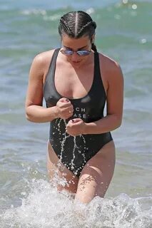 Lea Michele in Swimsuit Paddleboarding -52 GotCeleb