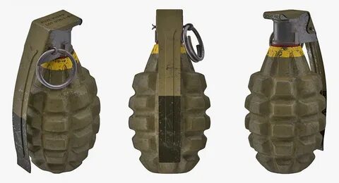 3D Hand Grenade MK2 3D Molier International