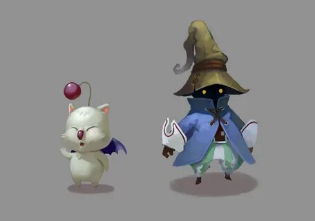 Master Vivi and a moogle - FF9 fanart on Behance