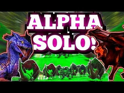 How to Solo Alpha Rag Boss Dragon, Manticore Ark survival evolved Boss Figh