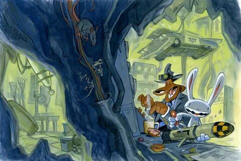 Sam & Max Twitterissä: "Self-isolation in the Sub-Basement o