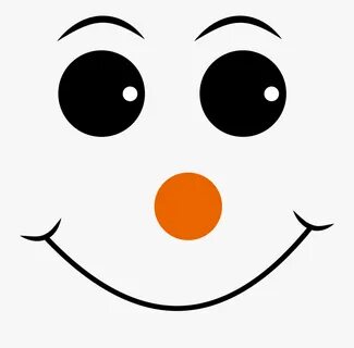 Cute Printable Snowman Face , Free Transparent Clipart - Cli
