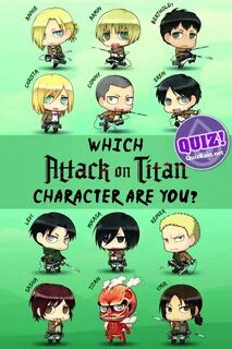 Which Attack on Titan Character Are You? in 2021 Anime quizzes.