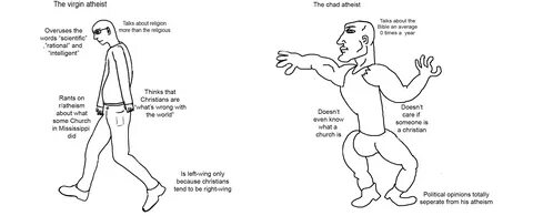 File:Virgin Atheist vs. Chad Atheist.png - Rotten Websites W