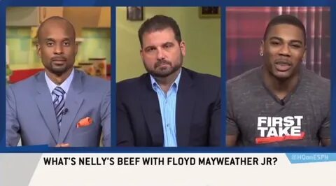 WATCH Nelly Takes Shots At Floyd Mayweather During ESPN Inte