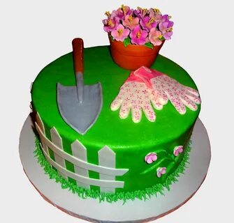 Gardening Birthday cake Party cakes, Girly cakes, 70th birth