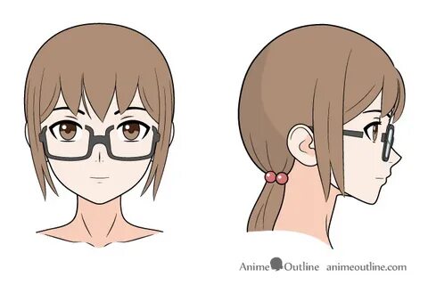 How to Draw Anime & Manga Glasses - AnimeOutline