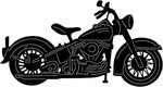 Harley Davidson Clipart Motorcycle Dog - Black Motorcycle Cl