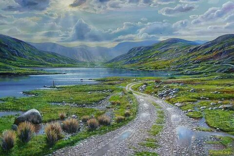 Lough Cloon Painting by Raymond Sipos Pixels