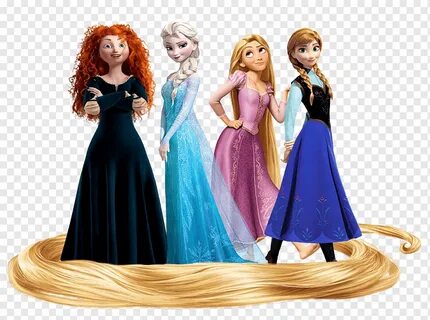 Rapunzel Elsa Merida Anna Disney Princess, elsa, disney Prin