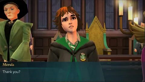 merula x mc hogwarts mystery slytherin harry potter hogwarts