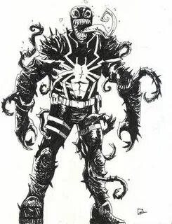 Agent Venom Sketch Venom spiderman, Marvel art, Marvel