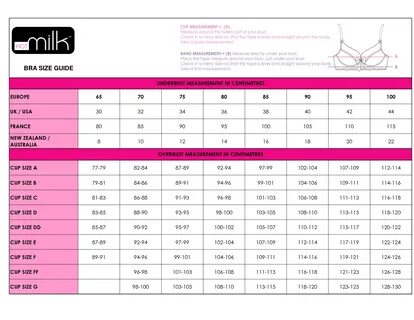 Bra Size In Cm Chart : Whenever you're buying a new bra, it'