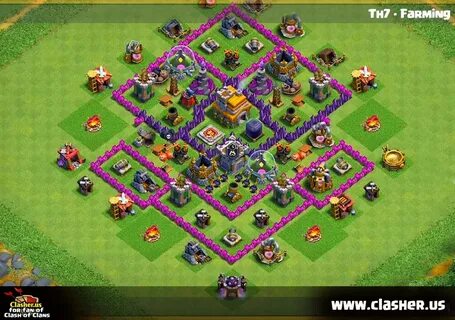 Clash Of Clan Map Town Hall 7