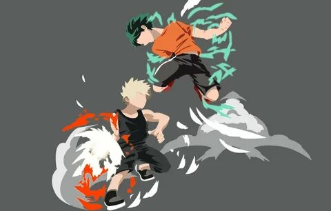 Обои anime, fight, hero, manga, minimalist, japanese, unifor