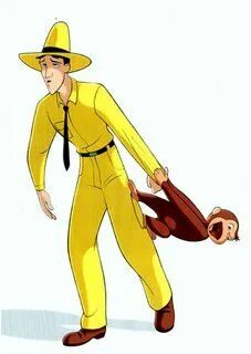 the man in the yellow hat Curious george, Curious george hal