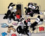 dot warner,mickey mouse,minnie mouse,ortensia,oswald,oswald 
