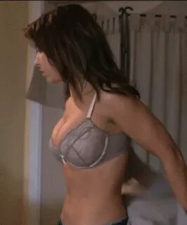 Slim Brunette Lacey Chabert Displaying Her Wonderful Breasts