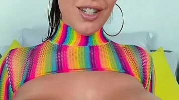 Angela white rainbow oil joi ::: PERFECT GIRLS