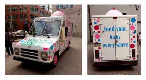 This Boob-Themed Milk Truck Delivers Nourishment