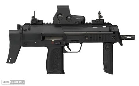 Centrefire self-loading carbine - Heckler and Koch MP7 (abou